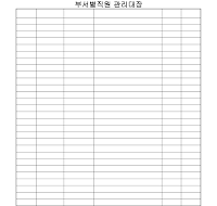 부서별직원관리대장 부서별직원관리대장